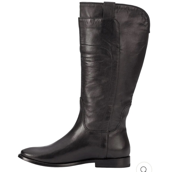 Frye Women’s Paige Tall Riding Boots Black Leather Size 6.5 - Picture 3 of 16